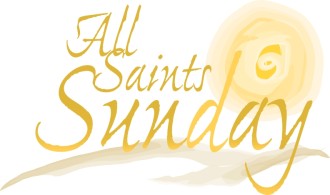All Saints Sunday with Watercolor Sun