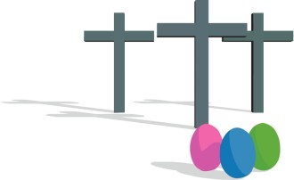 Easter Eggs and Crosses