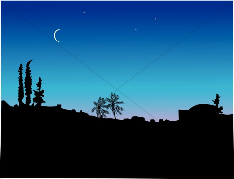 clipart of bethlehem at night - photo #14