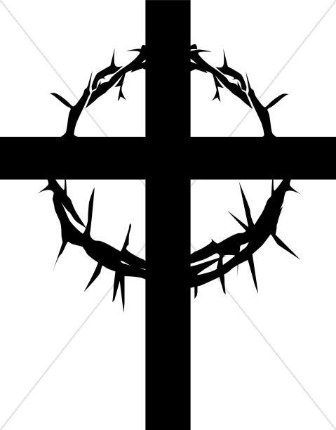 clipart cross and crown - photo #46