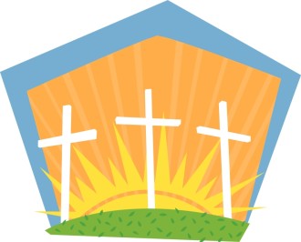 Contemporary Calvary Cross Dawn