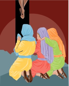 Three Women Weeping