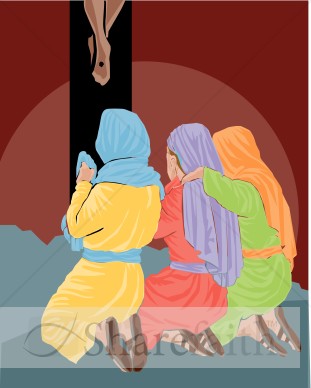 Three Women Weeping