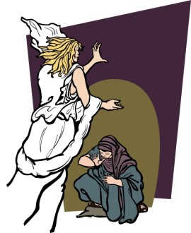 Gabriel Visits Mary in the Annunciation