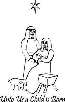 Holy Family Unto Us a Child is Born