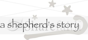 A Shepherd's Story with Crook and Stars