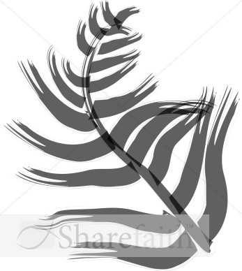 Contemporary Palm Frond
