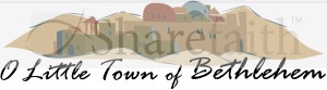 O Little Town of Bethlehem | Nativity Clipart