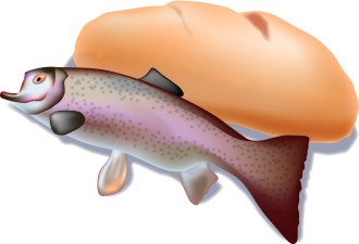 Meal of Bread and Fish