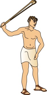 David Slings a Stone