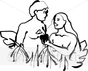 Christian Clipart of Adam and Eve