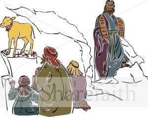 Moses and Aaron on Mt. Sinai