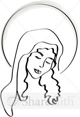 Radiant Mary at the Birth of Christ