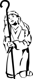 A Kneeling Shepherd