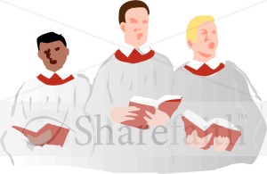 Choir Singers in Robes
