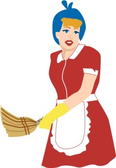 Old Fashioned Maid in Uniform