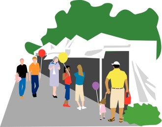 Scene at a Country Fair