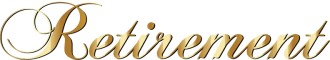 Gold Retirement Scrollwork
