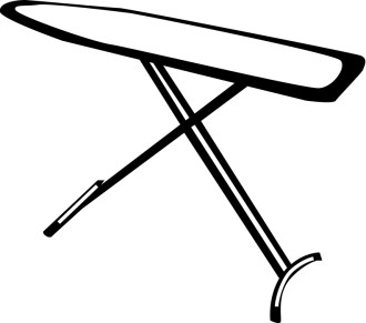 Line Drawn Ironing Board