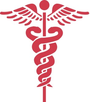 Rod of Aesculipius Medicine Symbol