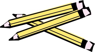 Three Wooden Pencils