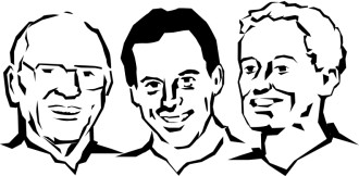 Portrait of Three Men