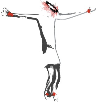 Abstract of Jesus Crucified