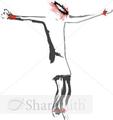Abstract of Jesus Crucified