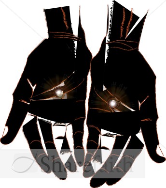 Marks in the Palms of His Hands