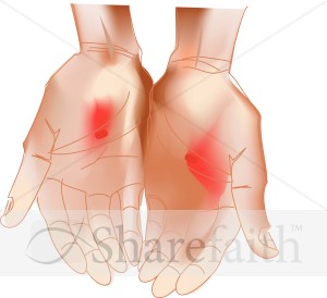 The Wounds of the Hands of Jesus