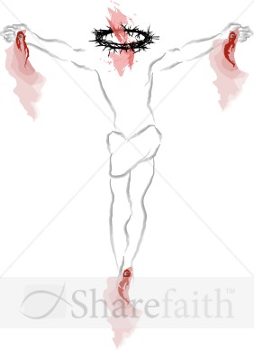 Abstract Bleeding Christ