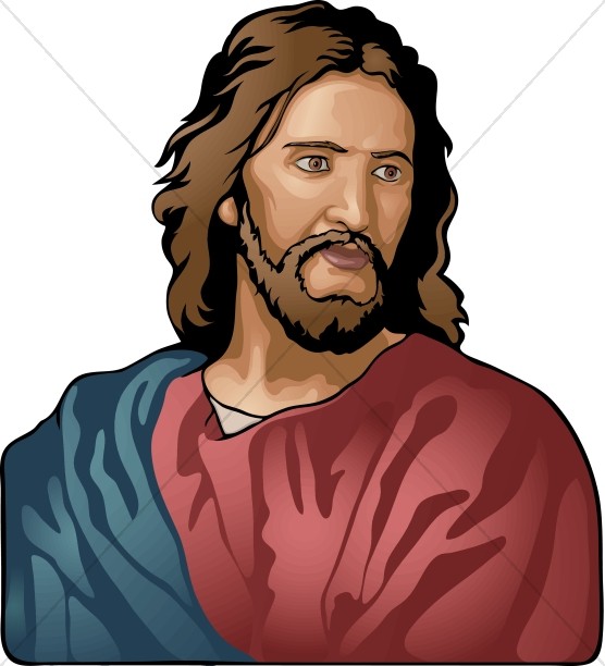 clipart of jesus face - photo #40