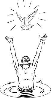Jesus and The Holy Spirit after Baptism