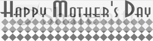 Happy Mother's Day Menu Header