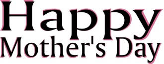 Happy Mothers Day with Red Effect