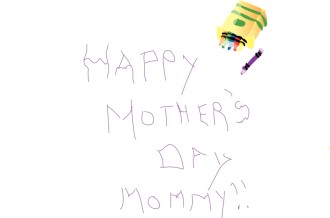 Kid's Scrawl Mother's Day