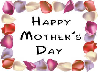 Rose Petal Framed Mother's Day Wish