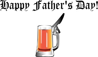 Happy Father's Day with Beer Stein