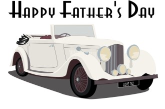Happy Father's Day with Classic Car