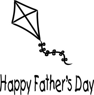Happy Fathers Day Kite