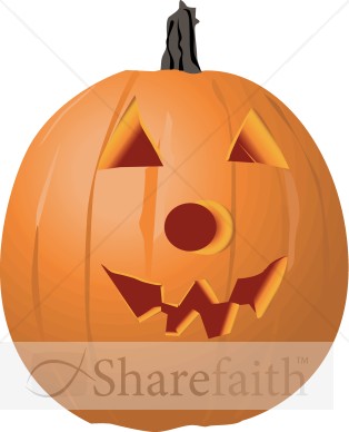 Happy Jack o' Lantern for Halloween