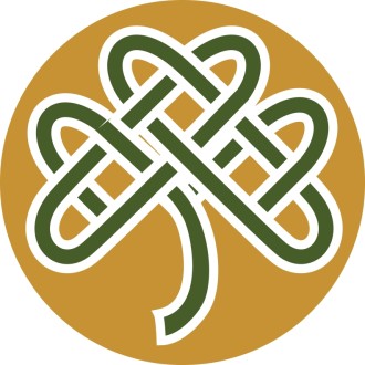Colored Celtic Knot Shamrock
