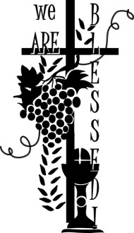 We Are Blessed Black and White