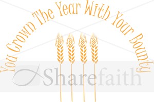 You Crown the Year with your Bounty Gold