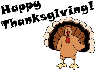 Happy Thanksgiving with Turkey