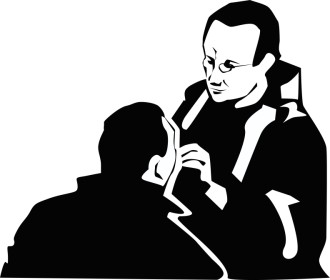 The Communion Priest Offering Communion