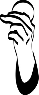 Hand Presenting Communion Wafer