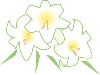 Bouquet of White Lilies