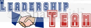 Leadership Team with Handshake
