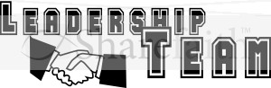 Black and White Leadership Team with Handshake
